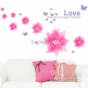 adesivo decalque flor borboleta tamanho de impressão: 45x60